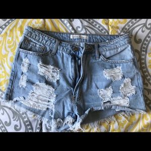 Nature jean shorts